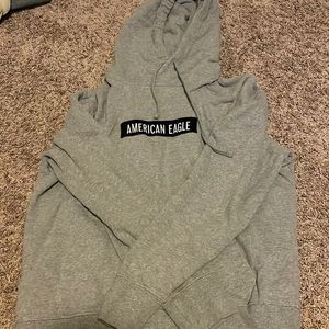 American Eagle Men’s Hoodie-grey